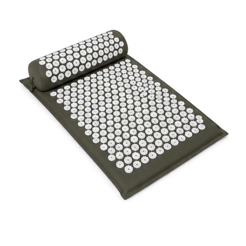 Acupressure mat and pillow set